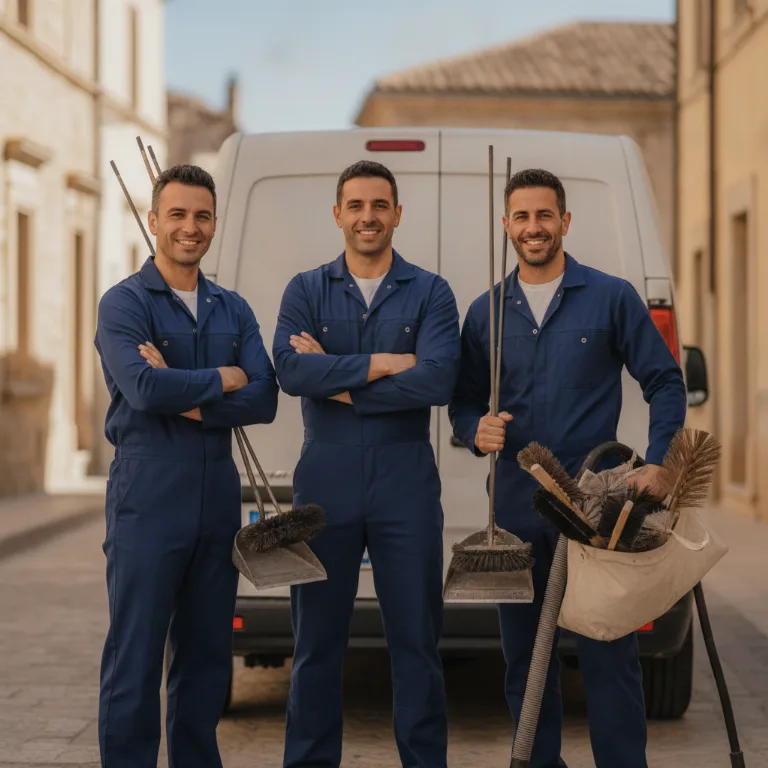 Spazzacamino team a Reggio nell'Emilia